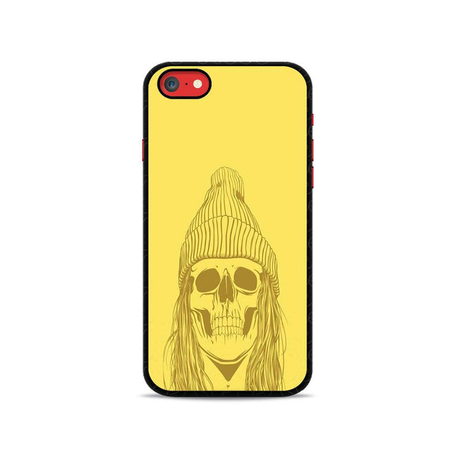 Yellow Skull iPhone SE 2020 2D Case - XPERFACE