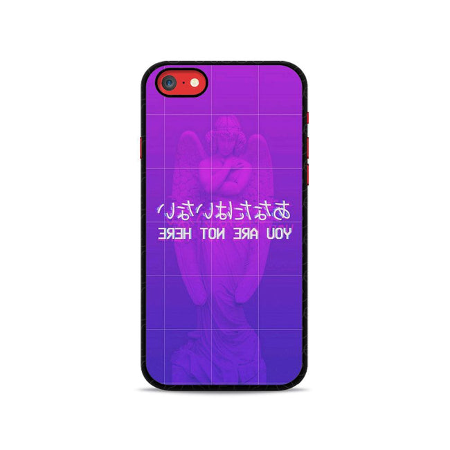 You Are Not Here Vaporwave iPhone SE 2020 2D Case - XPERFACE