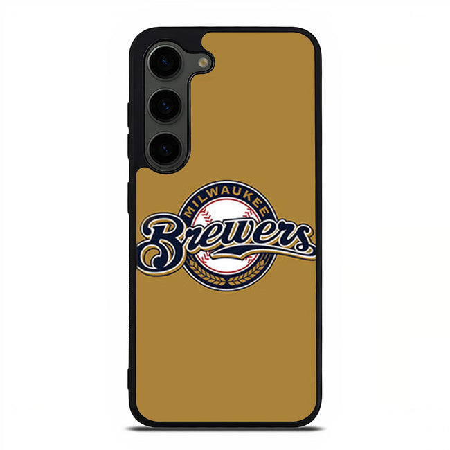 MILWAKEE BREWERS BASEBALL LOGO BROWN Samsung Galaxy S23 Plus | Samsung Galaxy S24 Plus case cover