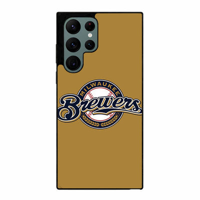 MILWAKEE BREWERS BASEBALL LOGO BROWN Samsung Galaxy S23 Ultra case cover