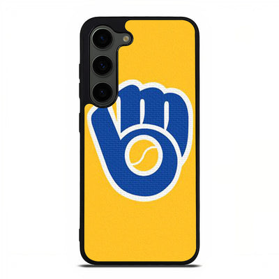 Milwaukee Brewers Yellow Samsung Galaxy S23 Plus | Samsung Galaxy S24 Plus case cover