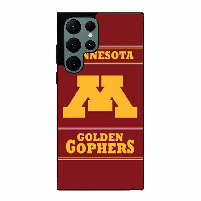 Minnesota Golden Gophers logo Samsung Galaxy S23 Ultra case cover