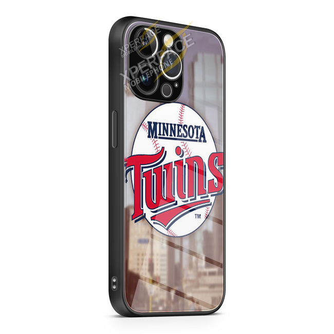 Minnesota Twins in city iPhone 15 | iPhone 15 Plus | iPhone 15 Pro | iPhone 15 Pro Max Glass Case cover