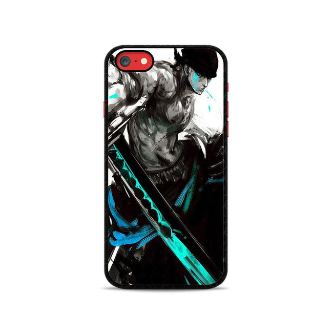 Zoro Onepiece Blue iPhone SE 2020 2D Case - XPERFACE