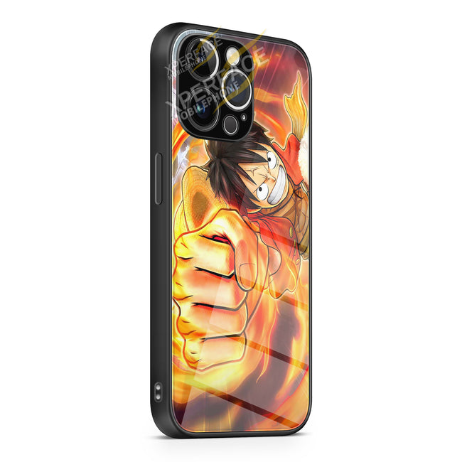 Monkey d Luffy iPhone 15 | iPhone 15 Plus | iPhone 15 Pro | iPhone 15 Pro Max Glass Case cover