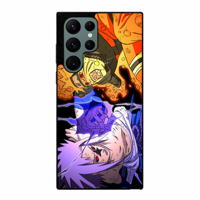 Naruto and Sasuke Samsung Galaxy S23 Ultra case cover