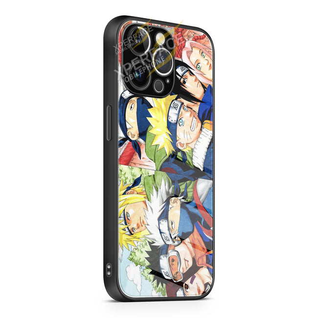 Naruto Cartoon Cover Movies iPhone 15 | iPhone 15 Plus | iPhone 15 Pro | iPhone 15 Pro Max Glass Case cover