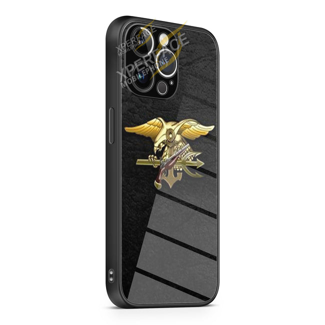 Navy Seals iPhone 15 | iPhone 15 Plus | iPhone 15 Pro | iPhone 15 Pro Max Glass Case cover