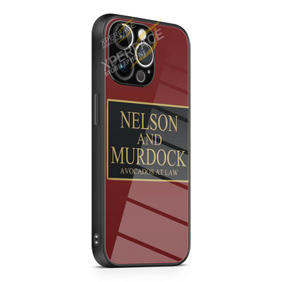 Nelson and Murdock Avocados at Law iPhone 15 | iPhone 15 Plus | iPhone 15 Pro | iPhone 15 Pro Max Glass Case cover