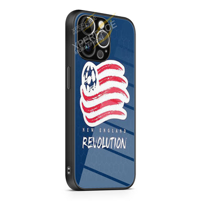 NEW ENGLAND REVOLUTION iPhone 15 | iPhone 15 Plus | iPhone 15 Pro | iPhone 15 Pro Max Glass Case cover