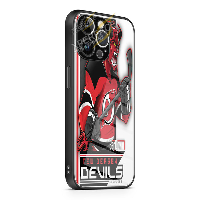 new jersey devils iPhone 15 | iPhone 15 Plus | iPhone 15 Pro | iPhone 15 Pro Max Glass Case cover