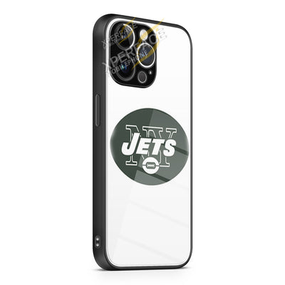 New York Jets Logo Sports iPhone 15 | iPhone 15 Plus | iPhone 15 Pro | iPhone 15 Pro Max Glass Case cover