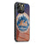 New York Mets Texture iPhone 15 | iPhone 15 Plus | iPhone 15 Pro | iPhone 15 Pro Max Glass Case cover