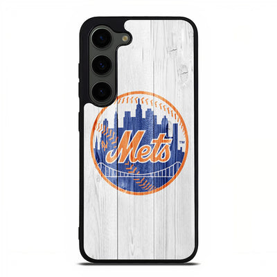 New York Mets White Wood Samsung Galaxy S23 Plus | Samsung Galaxy S24 Plus case cover