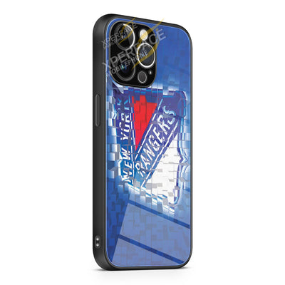 New York Rangers 3D iPhone 15 | iPhone 15 Plus | iPhone 15 Pro | iPhone 15 Pro Max Glass Case cover