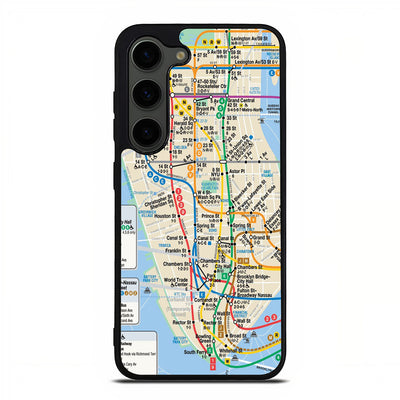 NYC subway map Samsung Galaxy S23 Plus | Samsung Galaxy S24 Plus case cover