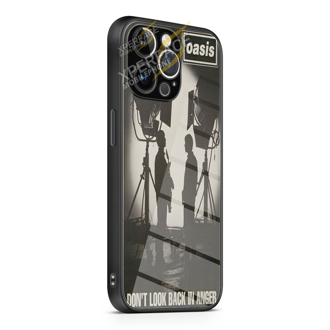 oasis sont look back in anger iPhone 15 | iPhone 15 Plus | iPhone 15 Pro | iPhone 15 Pro Max Glass Case cover