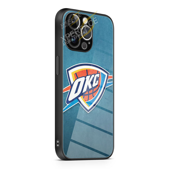 OKLAHOMA CITY THUNDER iPhone 15 | iPhone 15 Plus | iPhone 15 Pro | iPhone 15 Pro Max Glass Case cover