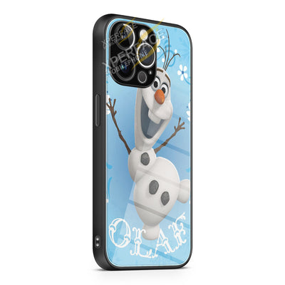 Olaf disney frozen 2 iPhone 15 | iPhone 15 Plus | iPhone 15 Pro | iPhone 15 Pro Max Glass Case cover