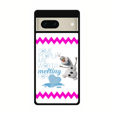 Olaf Disney Frozen Quote google pixel 7 case cover