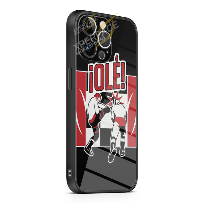 Ole Sami Zayn Helluva Kick iPhone 15 | iPhone 15 Plus | iPhone 15 Pro | iPhone 15 Pro Max Glass Case cover