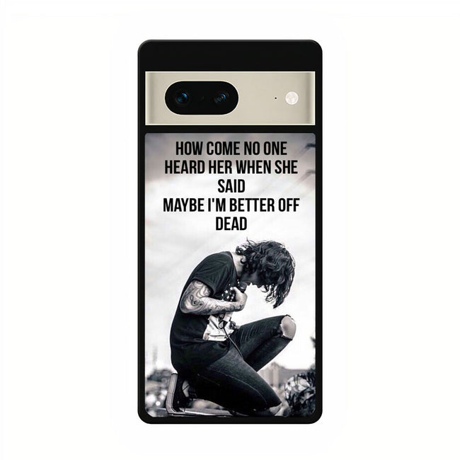 oliver sykes bring me the horizon quote google pixel 7 case cover