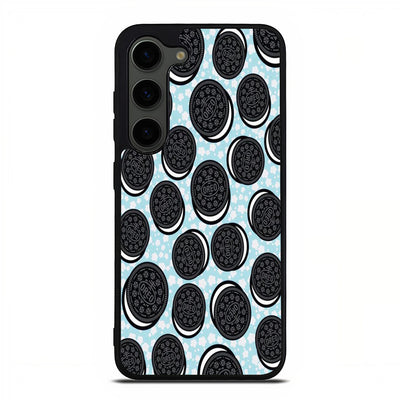 Oreo wallpaper food cookies Samsung Galaxy S23 Plus | Samsung Galaxy S24 Plus case cover