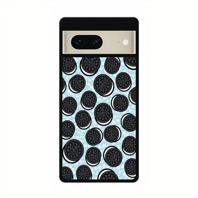 Oreo wallpaper food cookies google pixel 7 case cover