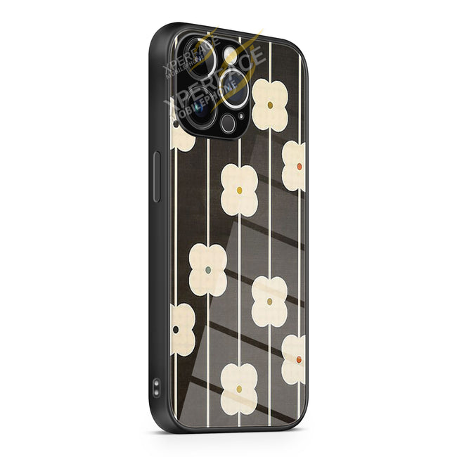 Orla Kiely modern iPhone 15 | iPhone 15 Plus | iPhone 15 Pro | iPhone 15 Pro Max Glass Case cover