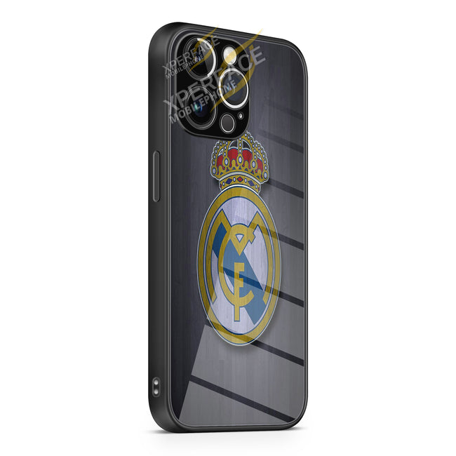 real madrid fc walpaper iPhone 15 | iPhone 15 Plus | iPhone 15 Pro | iPhone 15 Pro Max Glass Case cover