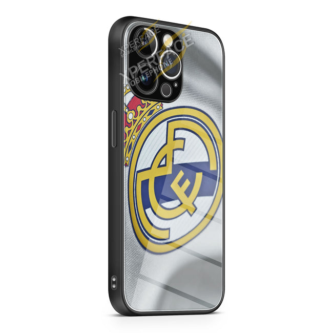 Real Madrid Jersey iPhone 15 | iPhone 15 Plus | iPhone 15 Pro | iPhone 15 Pro Max Glass Case cover