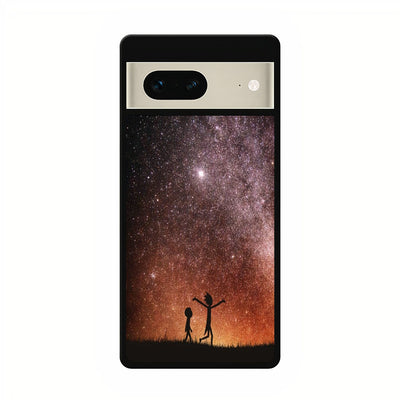 Rick and Morty Nebula Space red google pixel 7 case cover