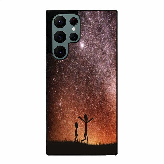 Rick and Morty Nebula Space red Samsung Galaxy S23 Ultra case cover