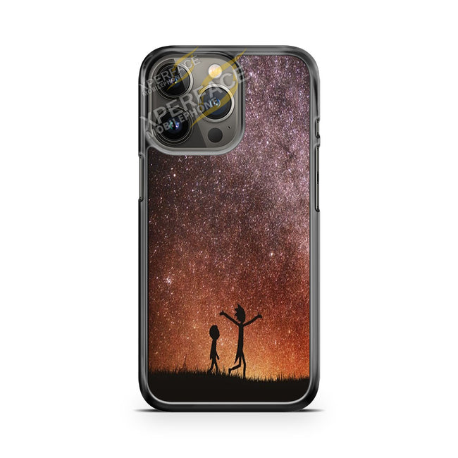 Rick and Morty Nebula Space red iPhone 13 Pro max case