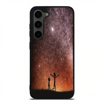 Rick and Morty Nebula Space red Samsung Galaxy S23 Plus | Samsung Galaxy S24 Plus case cover