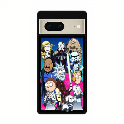 Rick and Morty Star wars google pixel 7 case cover