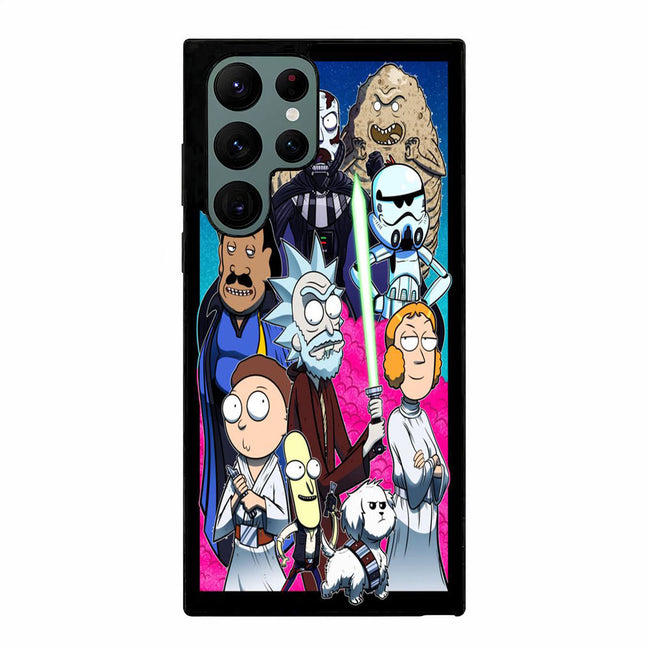 Rick and Morty Star wars Samsung Galaxy S23 Ultra case cover