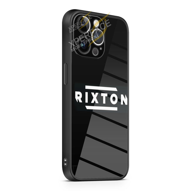 Rixton Logo iPhone 15 | iPhone 15 Plus | iPhone 15 Pro | iPhone 15 Pro Max Glass Case cover