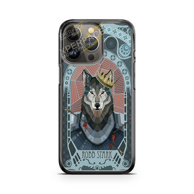 robb stark head wolf iPhone 13 Pro max case