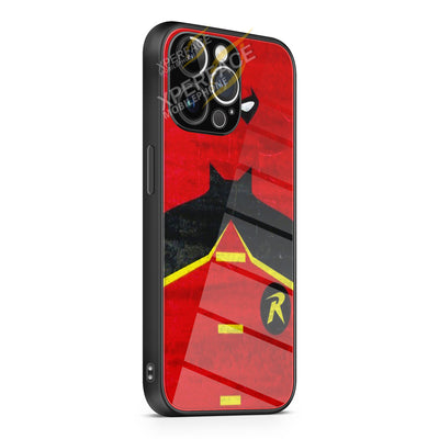 Robin DC Superhero iPhone 15 | iPhone 15 Plus | iPhone 15 Pro | iPhone 15 Pro Max Glass Case cover