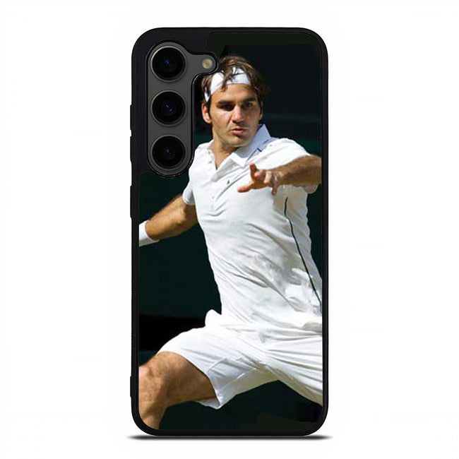 Roger Federer swing 2 Samsung Galaxy S23 Plus | Samsung Galaxy S24 Plus case cover