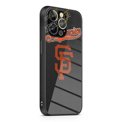 San Francisco Giant black iPhone 15 | iPhone 15 Plus | iPhone 15 Pro | iPhone 15 Pro Max Glass Case cover