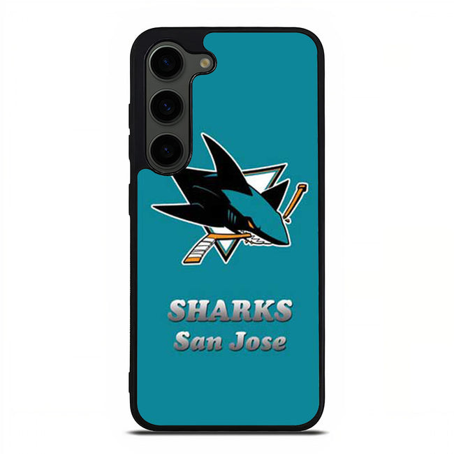 San Jose Sharks logo aqua Samsung Galaxy S23 Plus | Samsung Galaxy S24 Plus case cover