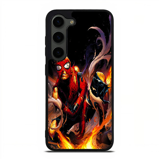 Spider Man Battle Damaged Samsung Galaxy S23 Plus | Samsung Galaxy S24 Plus case cover