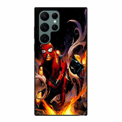 Spider Man Battle Damaged Samsung Galaxy S23 Ultra case cover