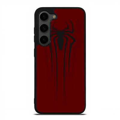 Spider Man Dark Red Logo Samsung Galaxy S23 Plus | Samsung Galaxy S24 Plus case cover