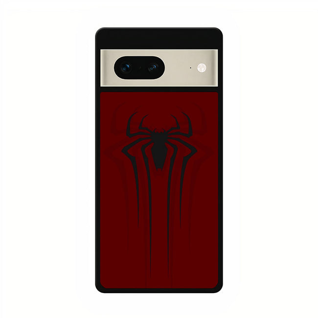 Spider Man Dark Red Logo google pixel 7 case cover