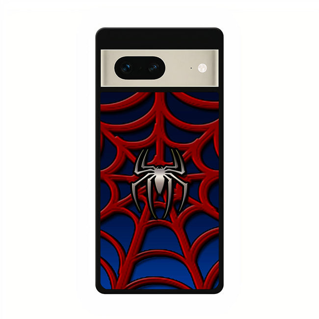 Spider Man Silver Logo google pixel 7 case cover