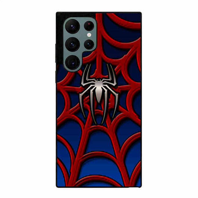 Spider Man Silver Logo Samsung Galaxy S23 Ultra case cover