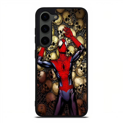 Spider Man Skull Webs Samsung Galaxy S23 Plus | Samsung Galaxy S24 Plus case cover